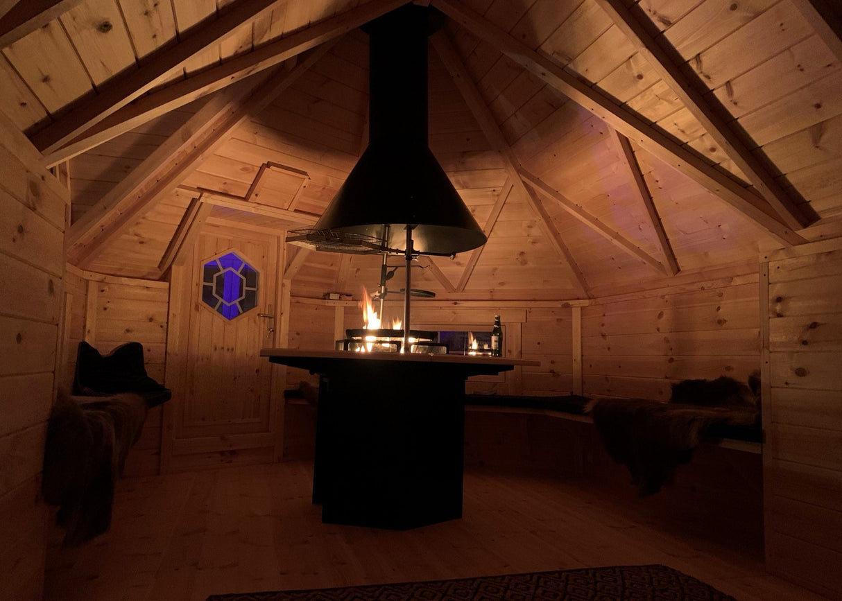 camping grill bbq cabin 