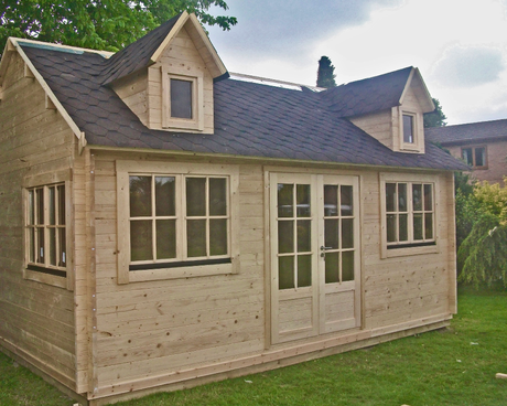 corymeela log cabin