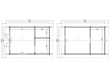 drake log cabin floor plan