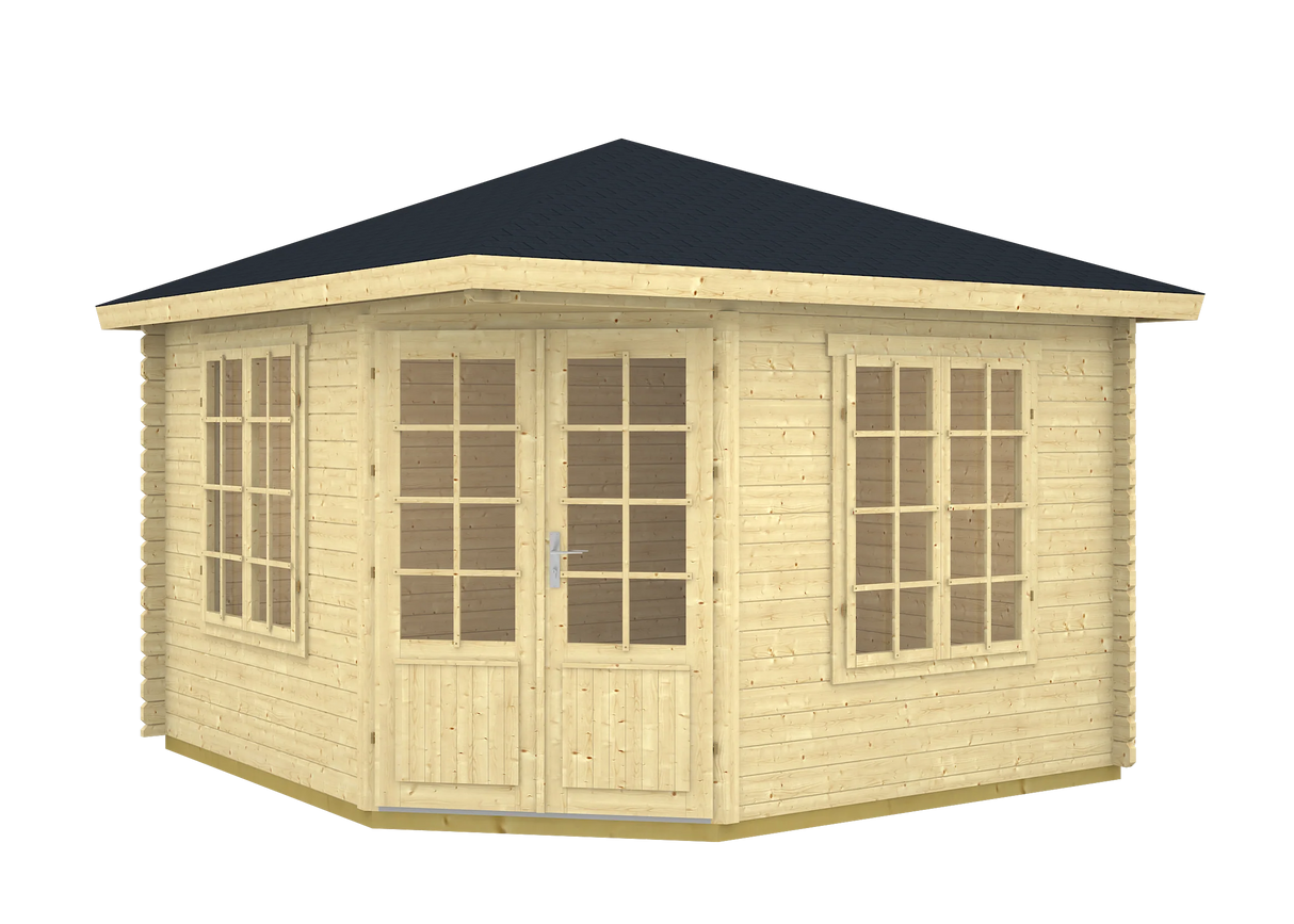 holkham log cabin