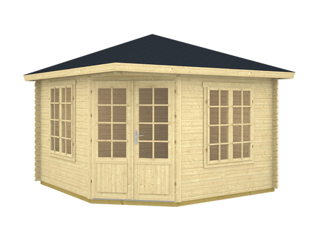 holkham log cabin